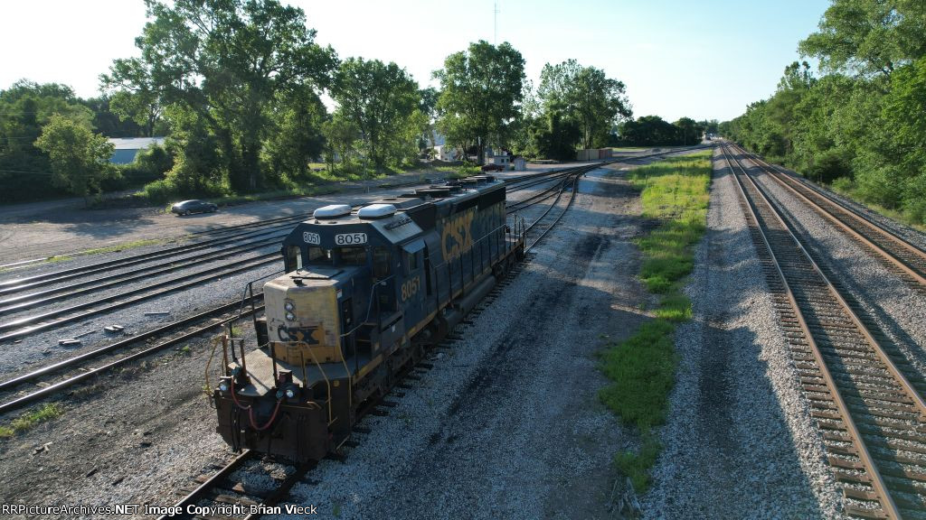 CSX 8051 SD40-2